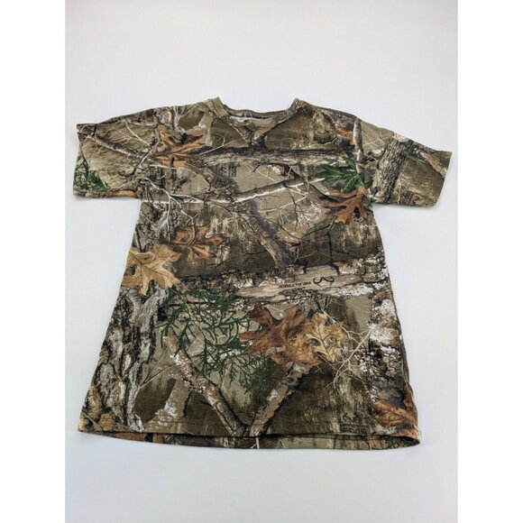 Bell Rangers Realtree Short Sleeve T-Shirt‎ Small Apx Camouflage Crewneck - Picture 1 of 7